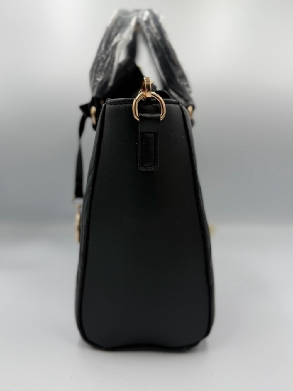 Valentino NWT V-Emblem Quilted Black Top-Handle Bag MSRP$299 - Picture 6 of 8